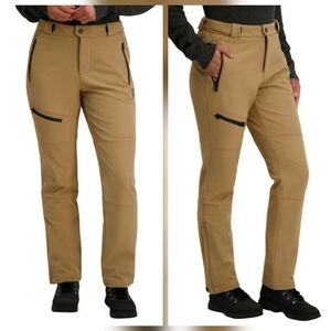 NEW! Roxy Tan Softshell Water And Wind Resistant Snowpants Size XXL